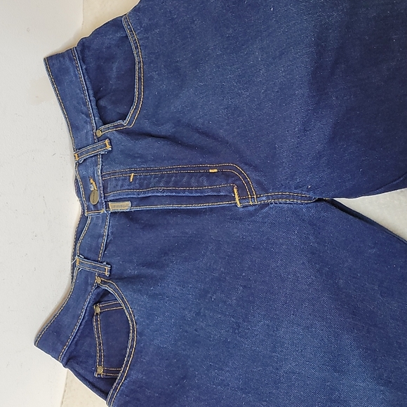 Gitano Denim - Vintage Gitano Very High Waisted 13" Rise Dark Wash Mom Jeans